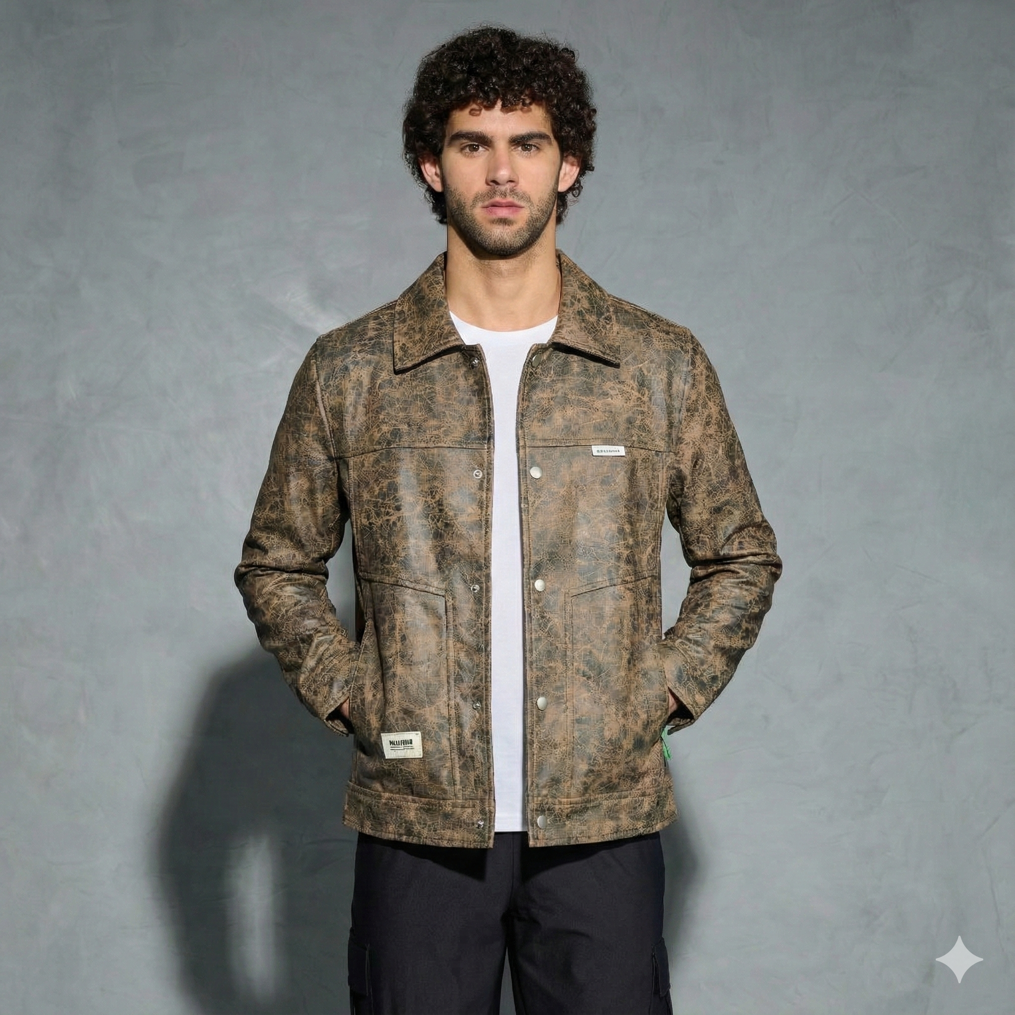 Korean Leather Jacket For Men